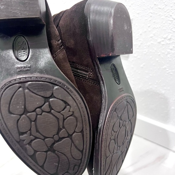 Sofft western fringe Tamala Tassel Ankle Boots 8 - Picture 10 of 11